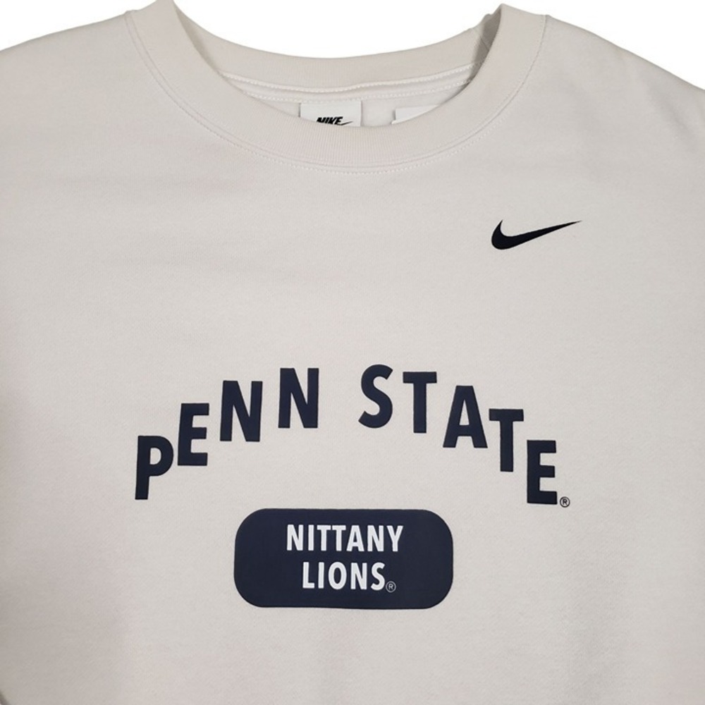 Nike Womens Penn State Nittany Lions Loose Fit Crop Sweatshirt Size XXL NWT